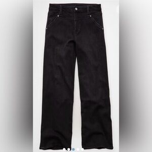 AE Dreamy Drape Stretch Super High-Waisted Baggy Wide-Leg Jean